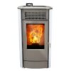 Cosy Flamme Poeles A Granules A Chateaubriant EVOLUTION H9 H9C Blanc Polaire Face