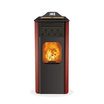 Cosy Flamme Poeles A Granules A Chateaubriant H5 Classic Framboise Face Web