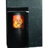 Cosy Flamme Poeles A Granules A Chateaubriant H6 Signature Horizon Emeraude Profil