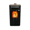 Cosy Flamme Poeles A Granules A Chateaubriant SIGNATURE H9 H9C Anodic Black FACE