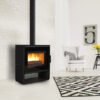 Cosy Flamme Poeles A Granules A Chateaubriant ARTY Cera Noir